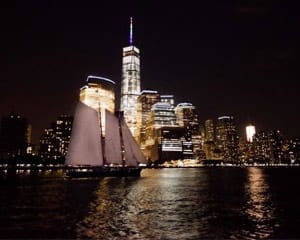 New York City Night Sail, City Lights - 1 Hour 45 Minutes