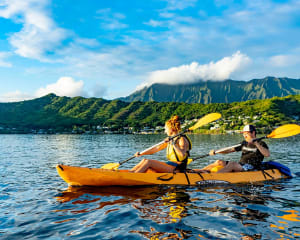 Oahu Kayak and Reef Tour Kaneohe Bay, 4 Hrs