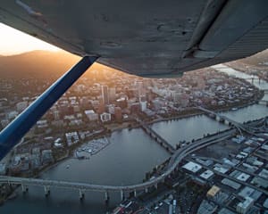 Scenic Plane Tour Downtown Portland - 45 Minutes (Three People Fly for the Price of One!)