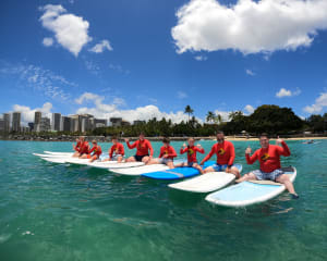 Oahu Semi-Private Surfing Lessons, Queen's Surf Beach - 2 Hours