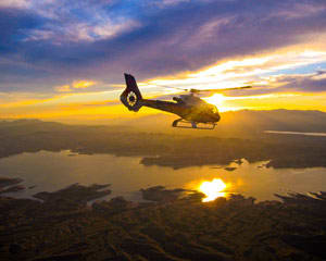 Sunset Grand Canyon Helicopter Tour with Canyon Floor Champagne Landing