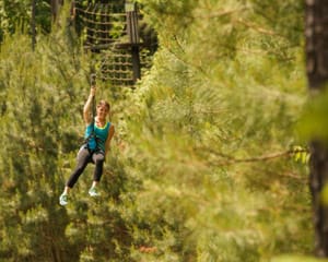 Zipline Treetop Adventure Omaha, Ashland - 3 Hours