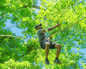 Beginner Zipline and Aerial Course Adventure, Kansas City - 1 Hour