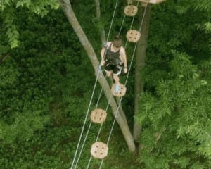 Beginner Zipline and Aerial Course Adventure Omaha, Ashland - 1 Hour